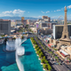 Aerial view of the Las Vegas Strip
